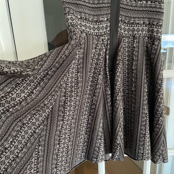 NWOT Tibi Knit Black & White Skater Dress size small - Picture 4 of 8